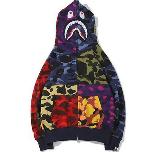 Bape Hoodie ფერადი