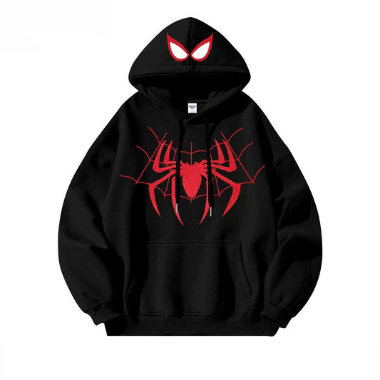 Spider Man Hoodie შავი